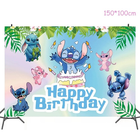 Pe Ete Adet Disney Lilo Stitch Parti Malzemeleri Tek Fiyat