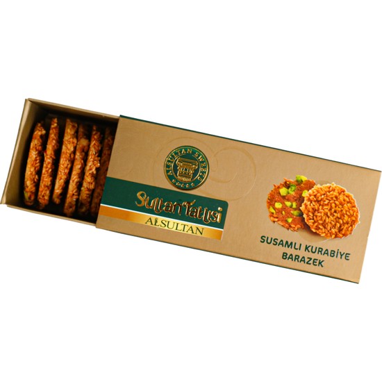 Al Sultan Sweets Barazek Susamlı Fıstıklı Kurabiye 80 gr x Fiyatı