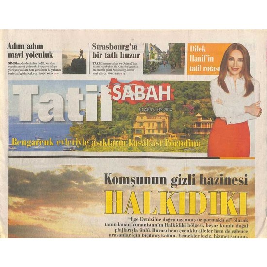 G K E Koleksiyon Sabah Gazetesi Tatil Eki A Ustos Fiyat