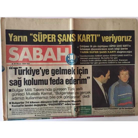 G K E Koleksiyon Sabah Gazetesi Nisan Frans Z Fiyat