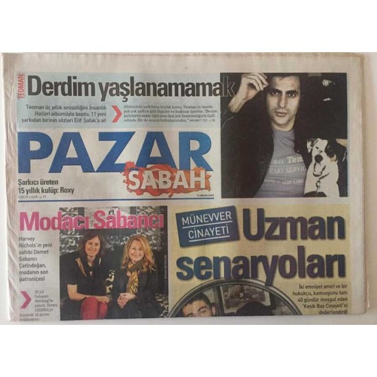 G K E Koleksiyon Sabah Gazetesi Pazar Eki Nisan Fiyat