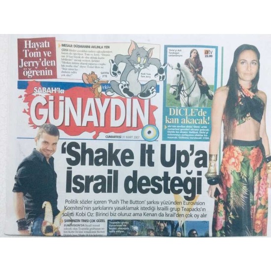 Sabah Gazetesi G Nayd N Eki Mart Shake It Upa Fiyat