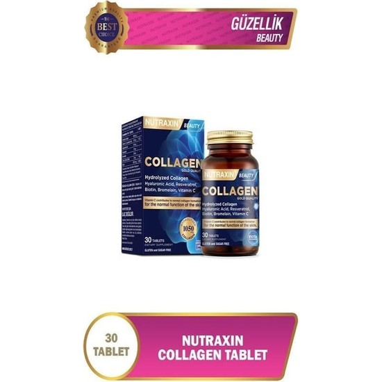 Nutraxin Beauty Gold Collagen 30 Tablet Fiyatı Taksit Seçenekleri