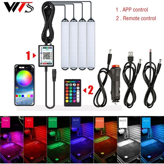 Xiyu Shop Aray Z Rgb Led Ampul Araba I Ortam I Klar Usb Fiyat