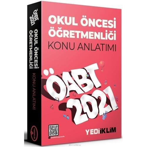 Yediiklim Yayınları 2021 ÖABT Okul Öncesi Öğretmenliği Konu Kitabı