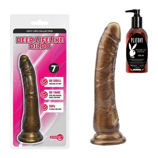 Arm Mike Hawk Vantuzlu Realistik Dildo Ve Playboy Masaj Ya Fiyat