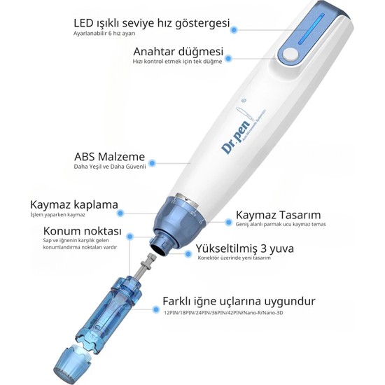 Dr Pen Auto Microneedle System Dr pen A9 W Kablosuz Dermapen Fiyatı