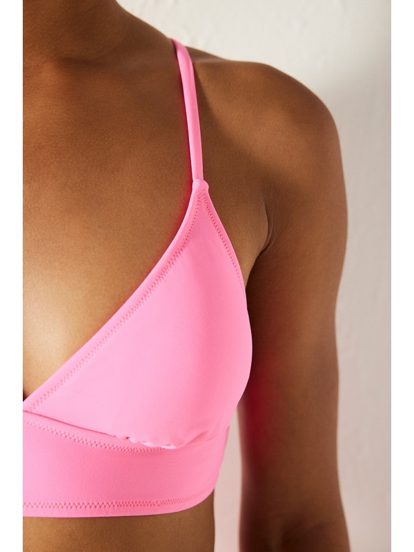 Basic Bralet Neon Pembe Bikini St Fiyat Taksit Se Enekleri