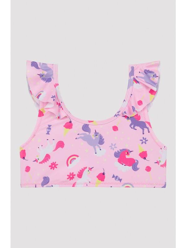 Penti K Z Ocuk Unicorn Desenli F Rf Rl Halter Bikini Fiyat