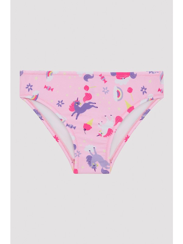 Penti K Z Ocuk Unicorn Desenli F Rf Rl Halter Bikini Fiyat