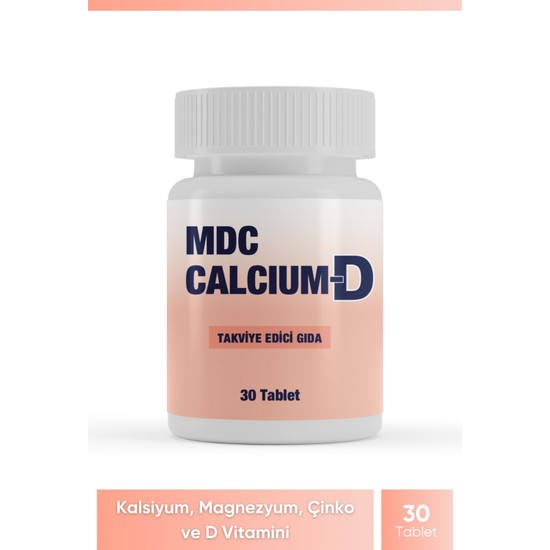 MDC Calcium D 30 Tablet Kalsiyum Magnezyum Çinko D Fiyatı