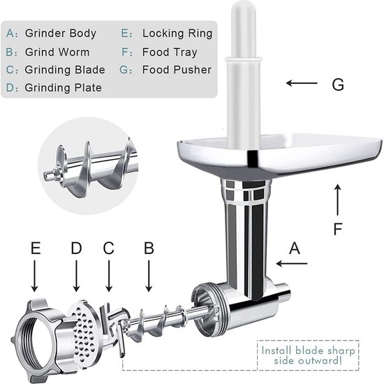 Decisive Kitchenaid Için Tezgah Mikseri Kıyma Makinesi Sosis Fiyatı