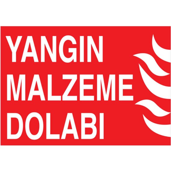 Esinti Reklam Yangın Mazleme Dolabı Yapışkanlı Sticker 35X50 Fiyatı