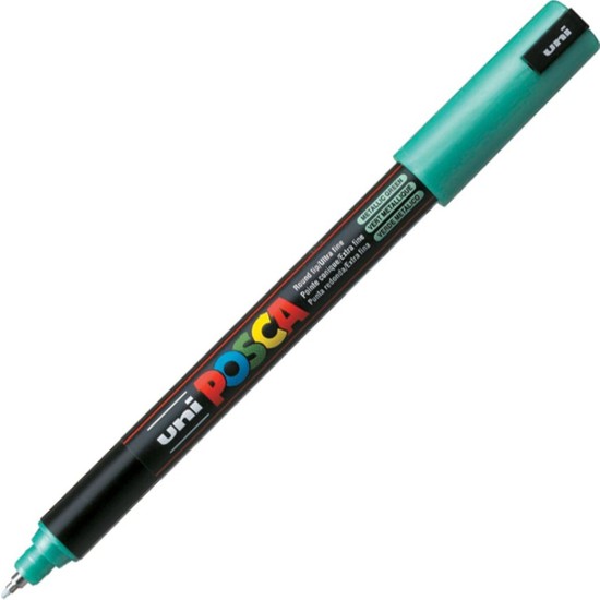 Uni Posca Marker Pc Mr Ultra Fine Mm Metallic Green Fiyat