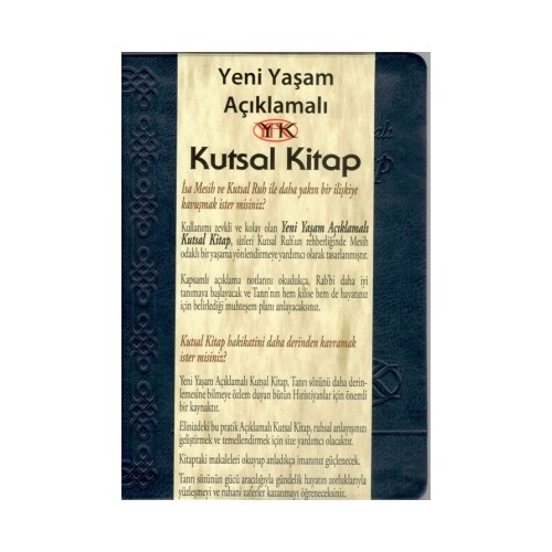 Kitabı Mukaddes Açıklamalı Kutsal Kitap Tevrat Zebur Kitabı