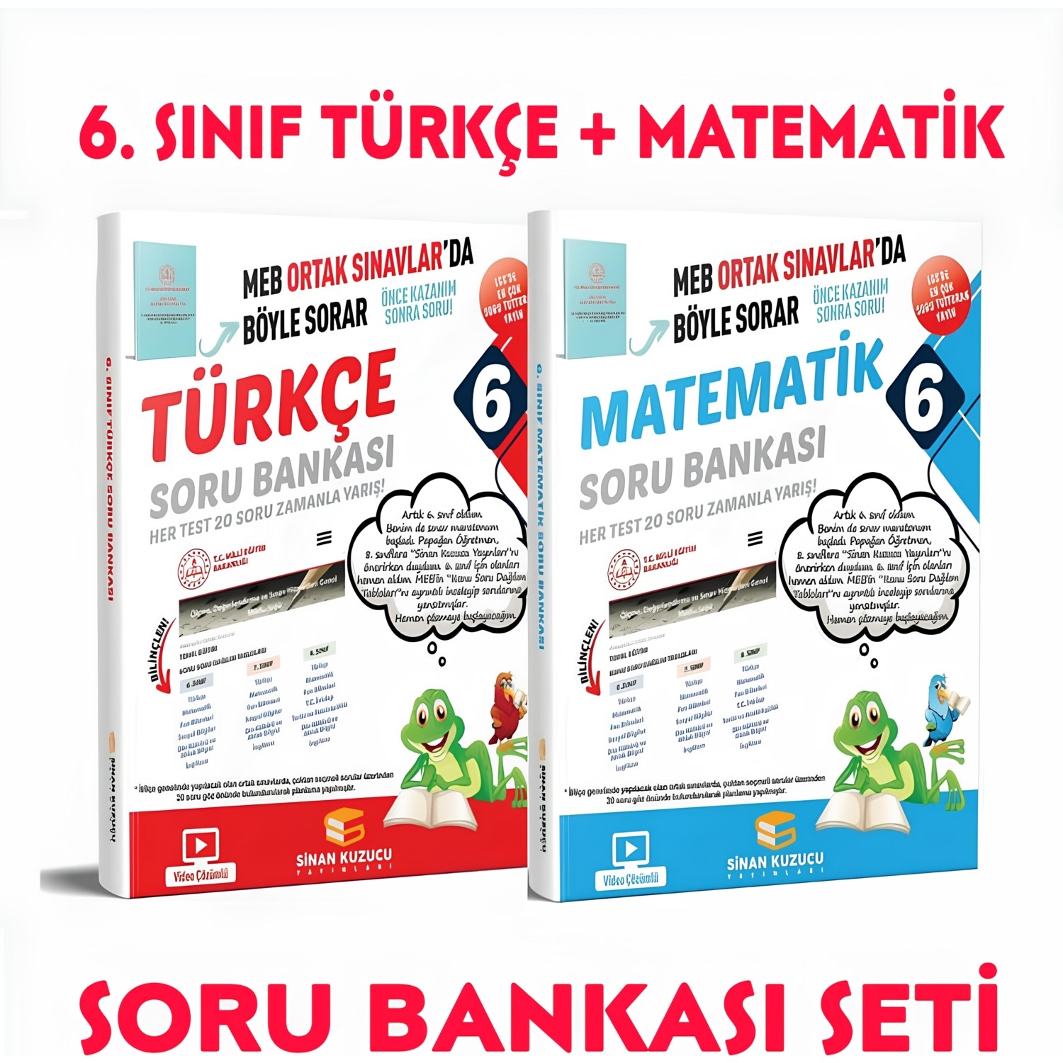 Sinan Kuzucu Yayınları 6 Sınıf Türkçe Matematik Kitabı