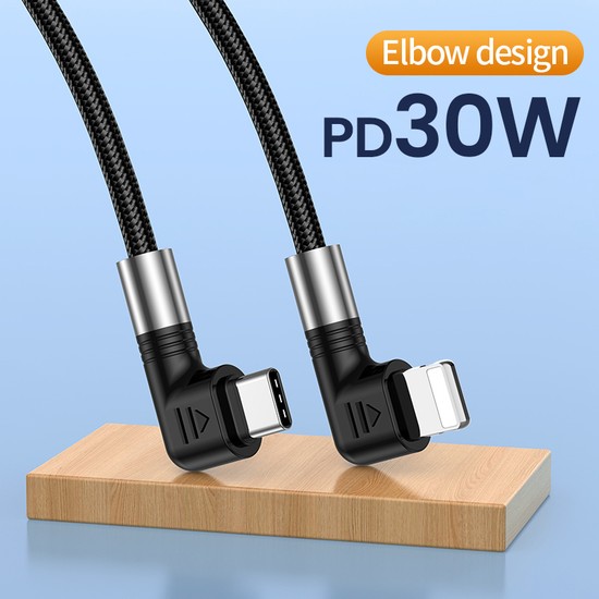 Pdrplnt Pd W Usb C Kablosu Iphone I In Ift Dirsek Tipi C Fiyat