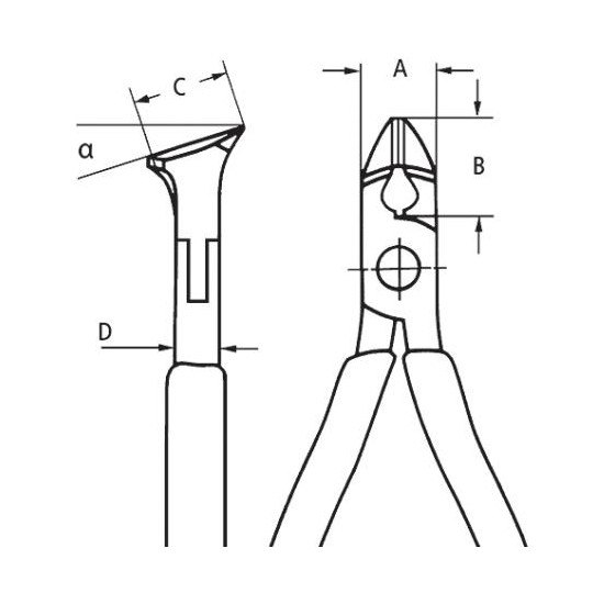 Knipex Elektronik E Ik Kesme Makas Fiyat