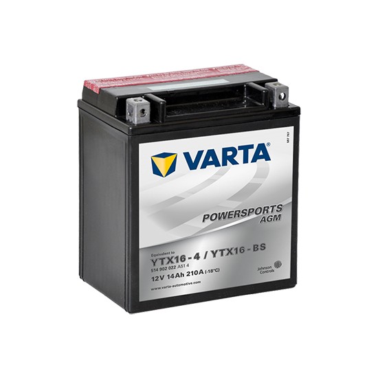 Varta Motosiklet Aküsü YTX16 BS YTX16 4 12V 14Ah Fiyatı