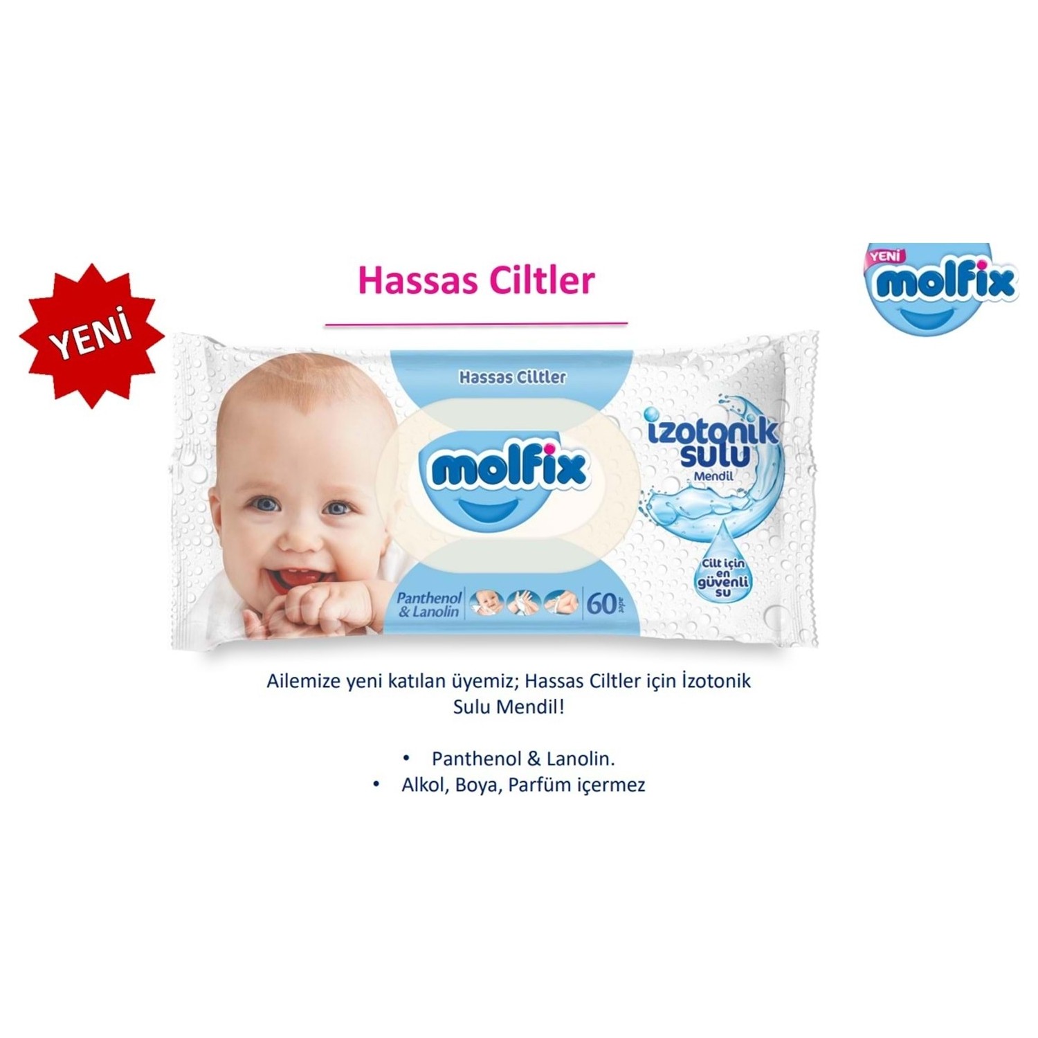 Molfix Islak Havlu Mendil Izotonik Hassas Ciltler 9 Lu Set Fiyatı