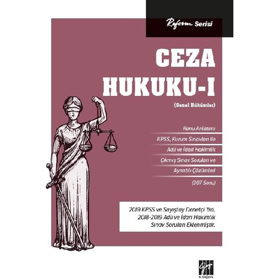 Reform Serisi Ceza Hukuku I Genel Hükümler Kitabı ve Fiyatı