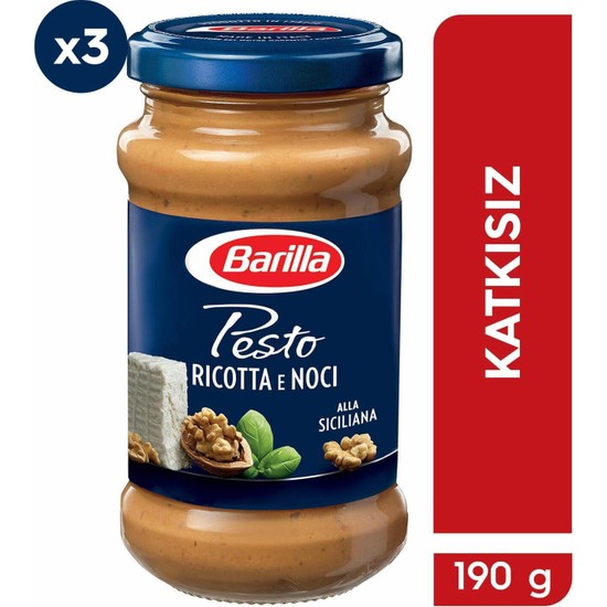 Barilla Cevizli Pesto Pesto Ricotta E Noci Makarna Sosu Fiyatı