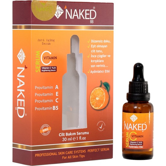 Naked C Vitamini Serum Fiyatı Taksit Seçenekleri ile Satın Al