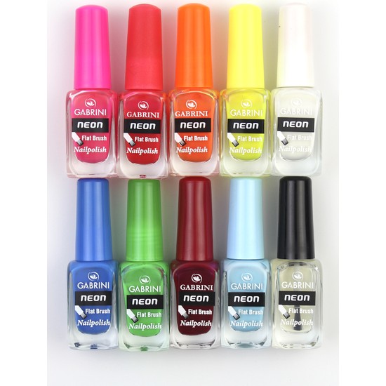 Gabrini Nude Neon Nailpolish Oje Lu Set Fiyat