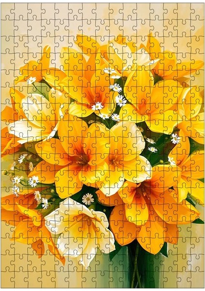 Ekart Ahşap Mdf Puzzle Yapboz Sarı Çiçek Demeti 255 Parça Fiyatı