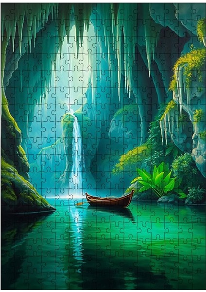 Ekart Ahşap Mdf Puzzle Yapboz Gizemli Şelale ve Orman 255 Fiyatı