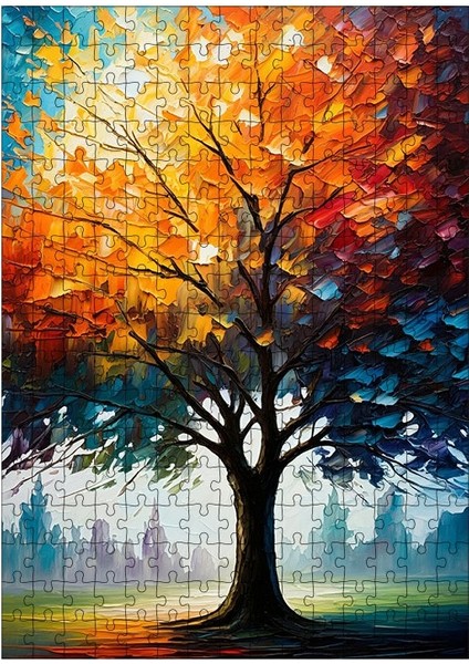 Ekart Ahşap Mdf Puzzle Yapboz Mevsimlik Ağaç Manzarası 255 Fiyatı