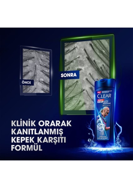 Clear Men Kepeğe Karşı Etkili Şampuan Erling Haaland 350 ml Fiyatı