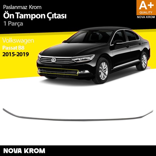 Nova Krom Vw Passat B8 Krom Ön Tampon Çıtası 2015 2019 Fiyatı