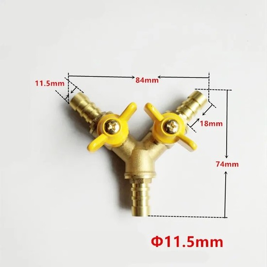 Mingjin Shop2 11 5 Mm 3 Yollu Stil Hortum Diken Y Tipi Üç 3 Fiyatı