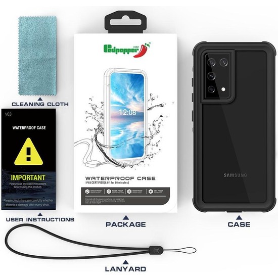 SZY Mall Samsung Galaxy S21 Ultra Su Geçirmez IP68 Su Fiyatı