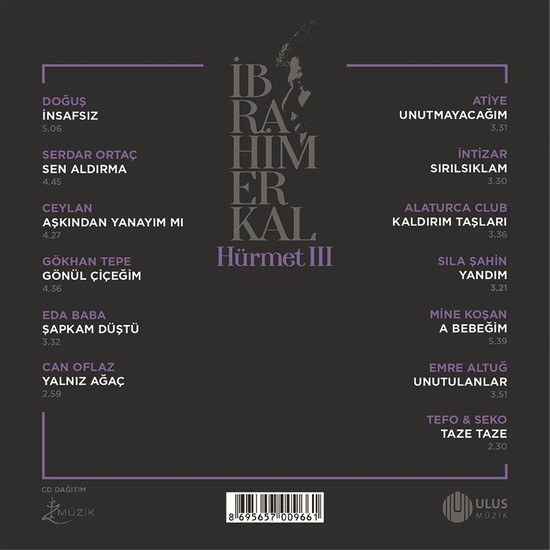 İbrahim Erkal Hürmet Vol 3 CD Fiyatı Taksit Seçenekleri