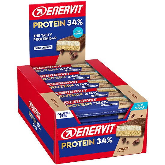 Enervit 34 Protein Bar 55GR 25 Adet Kurabiye Aromalı Fiyatı