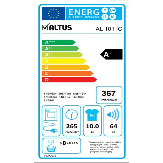 Altus Al 101 Ic 10 kg Çamaşır Kurutma Makinesi Fiyatı