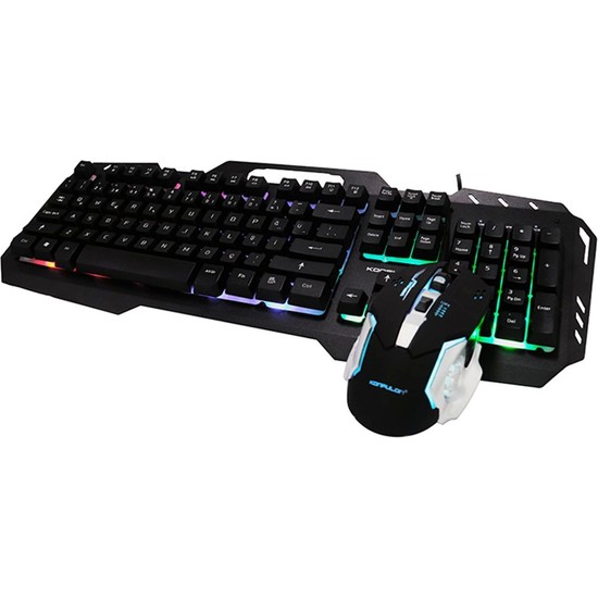 W Rgb I Kl T Rk E Q Gaming Kablolu Klavye Mouse Set Fiyat