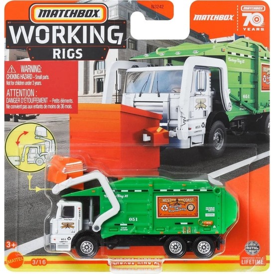 Matchbox Çöp Kamyonu Garbage King Xl Orijinal Lisanslı Iş Fiyatı