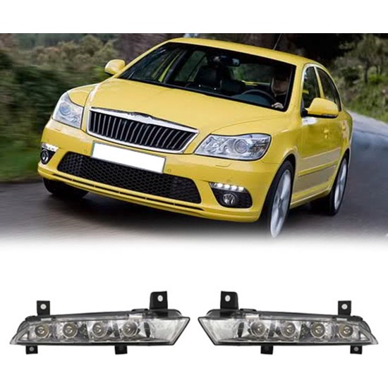 Blueleskyy Ift Araba Drl Led Sis Lambas Skoda Octavia Rs Fiyat