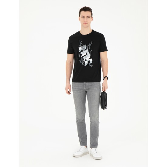 Pierre Cardin Erkek Siyah Slim Fit Ti Rt Vr Fiyat