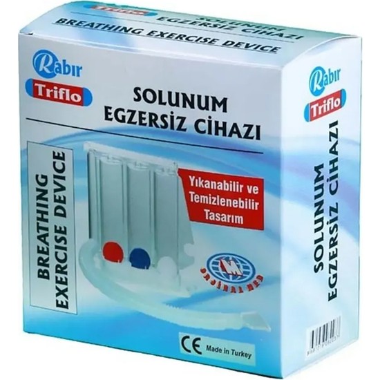 Rabır Triflo Solunum Egzersiz Cihazı 3 Top Üfleme Topu Nefes Fiyatı