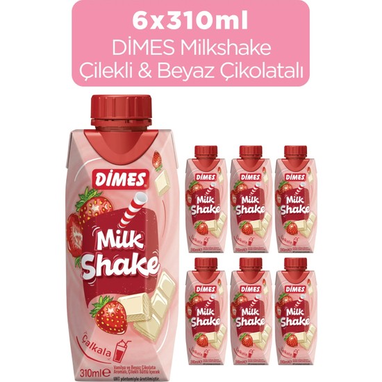 Dimes Milkshake Ilek Beyaz Ikolata Ml X Fiyat