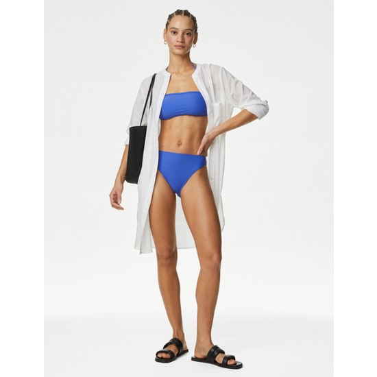 Marks Spencer Regular Fit Y Ksek Bel Bikini Alt Fiyat