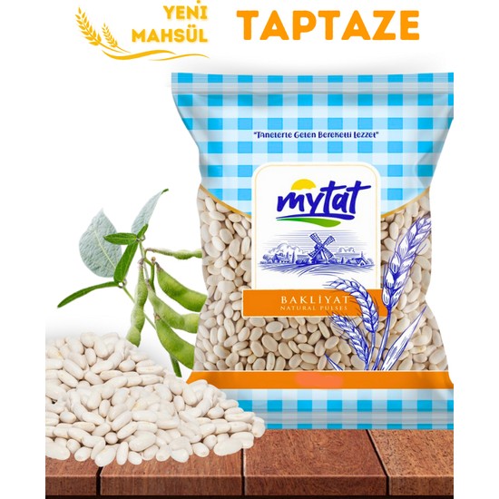 Mytat Doğal Yerli Üretim Dermason Fasulye 8 5 mm 1 kg Fiyatı