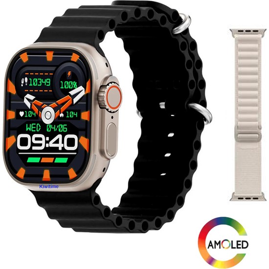 Kiwitime Watch W69 Plus Ultra 2 2024 Amoled Ekran İos Fiyatı