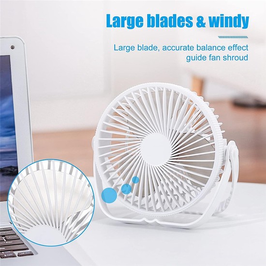 Zeeful USB Fan Küçük Masa Masa Fanı Sessiz Güçlü Taşınabilir Fiyatı