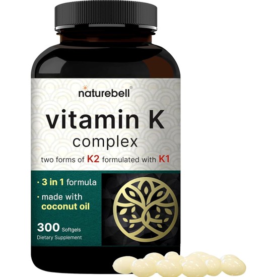 Vitamin K Complex K1 K2 Mk7 Mk4 2600 Mcg Full Spectrum Max Fiyatı