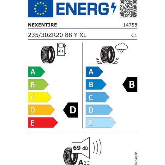 Nexen 235 30 R20 88Y Xl N Fera Su 1 Oto Yaz Lastiği Üretim Fiyatı